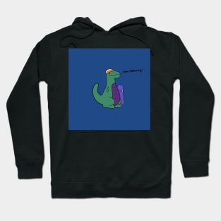 Dino gonna skateboarding Hoodie